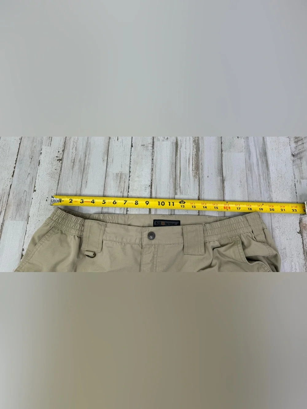 5.11 Tactical Men's 38x28 Tan Solid Cargo Tactical Pants Regular